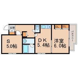 シャルマンフジ中之島弐番館の物件間取画像